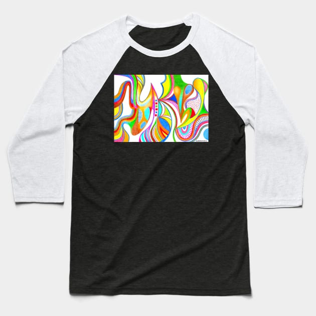 Jewels of inner bliss Baseball T-Shirt by (b)ananartista sbuff